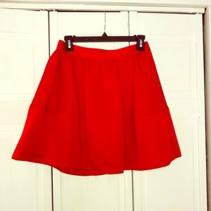 Red skirt